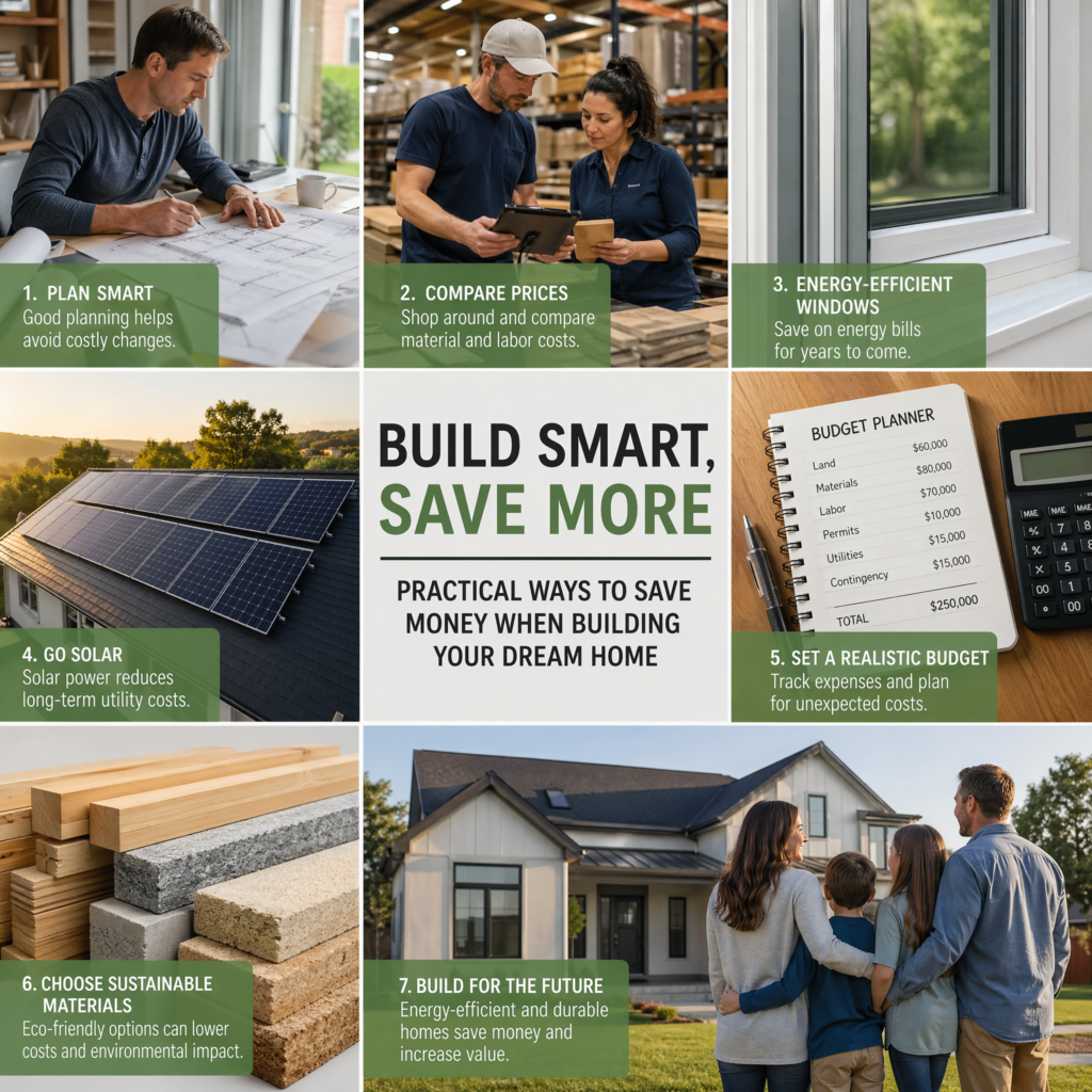 How to save money when building a house